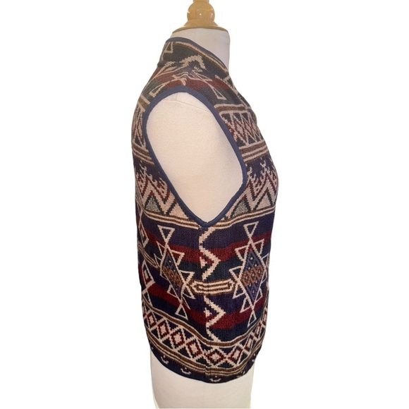 Vintage 80s Southwestern Style Vest - Picture 4 of 8